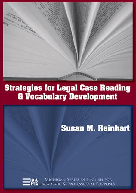 Portada de Strategies for Legal Case Reading and Vocabulary Development