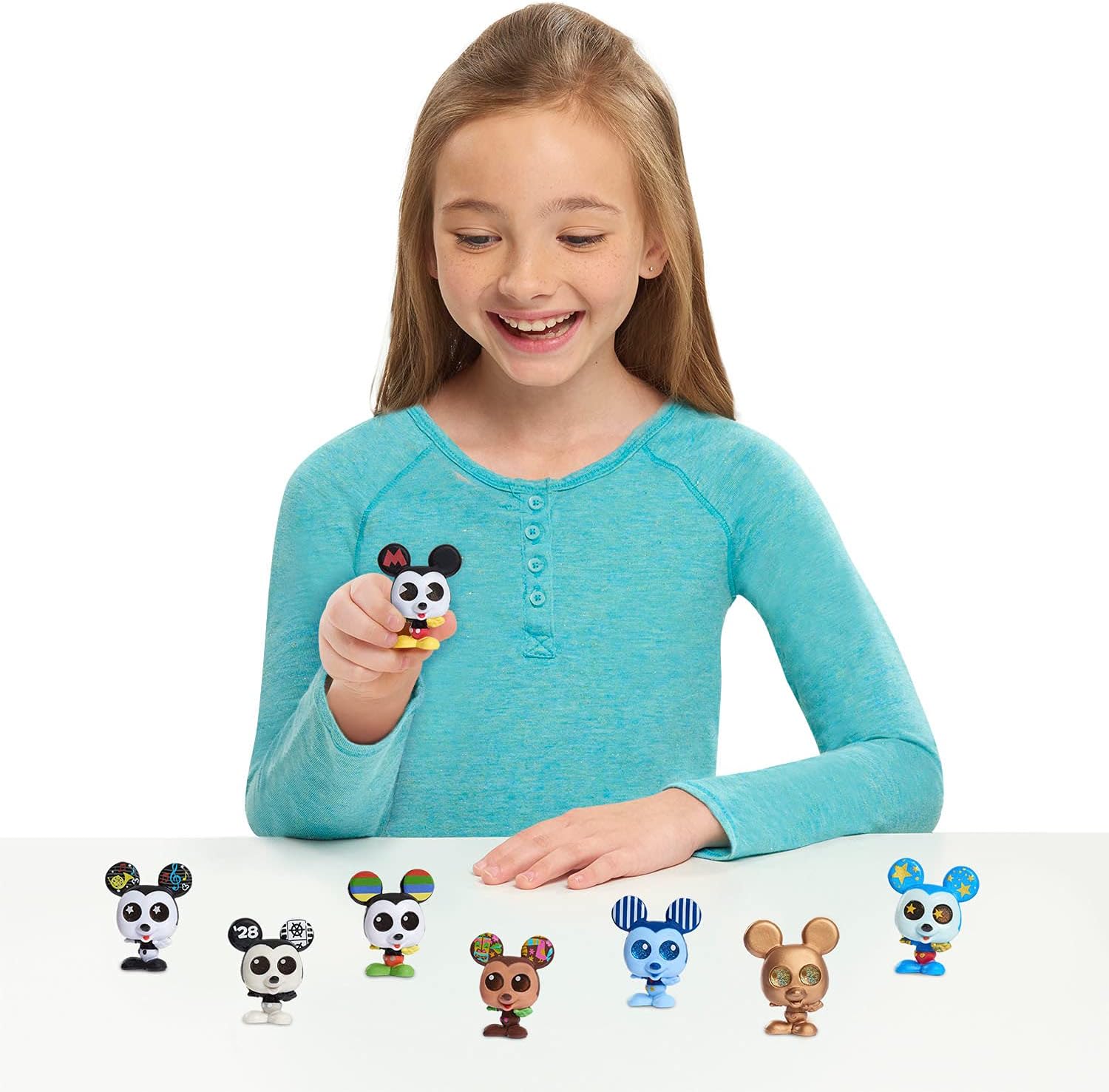 Disney Doorables Mickey Mouse Years of Ears Collection Peek, Includes 8 Exclusive Mini Collectible Figures, Styles May Vary, Kids Toys for Ages 5 Up by Just Play
