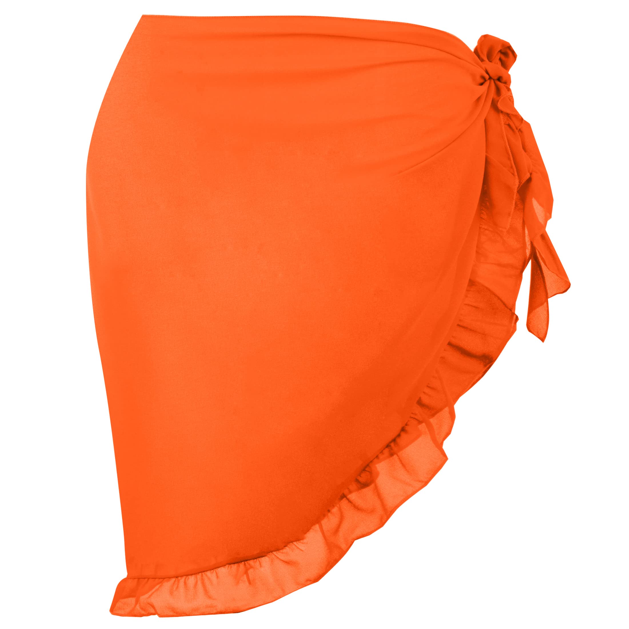 Dressever Womens Sarong Coverups Beach Sheer Bikini Chiffon Cover Ups Wrap Skirt for Swimwear