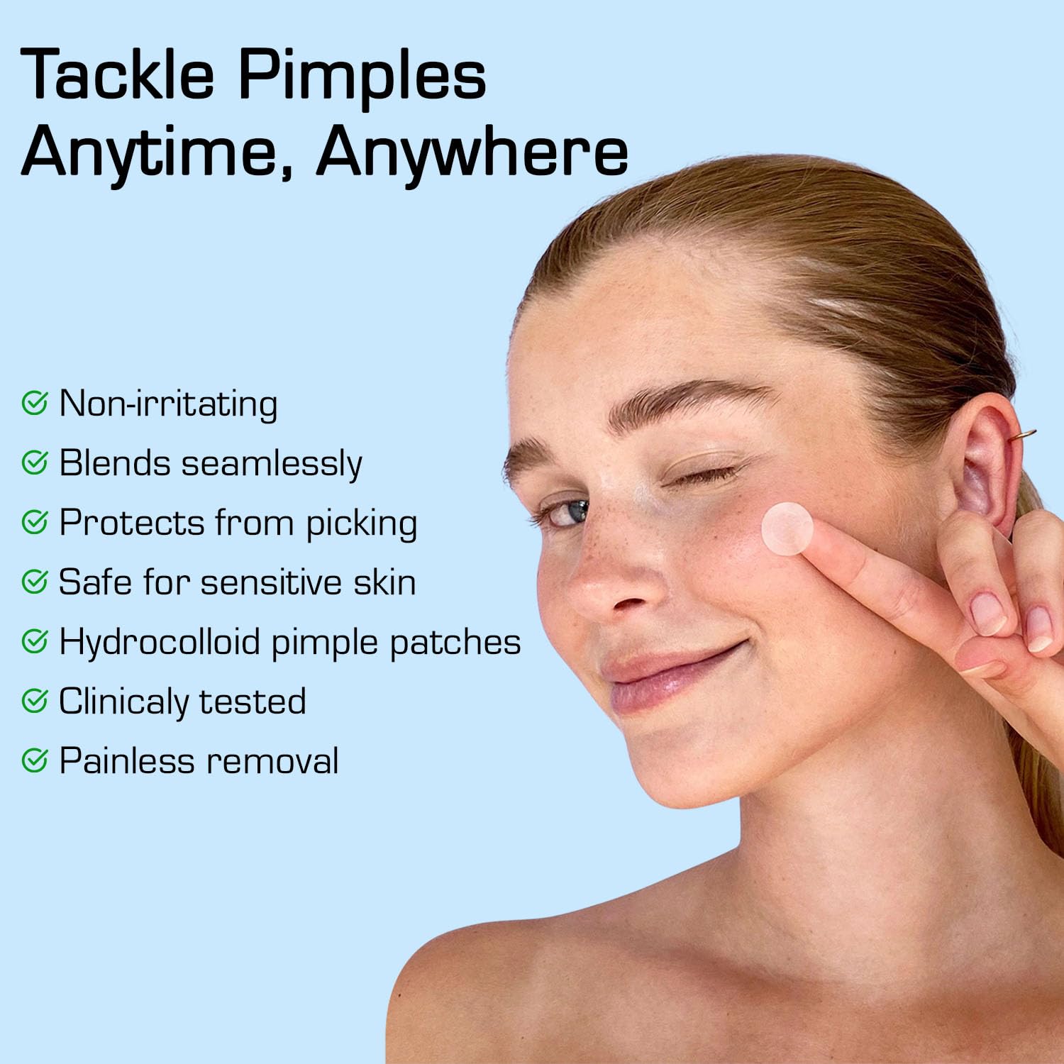 Dot Vana Hydrocolloid Pimple Patches, Spot Treatment Stickers for Face, Fast-Acting, Invisible, Vegan & Cruelty-Free - Image 4