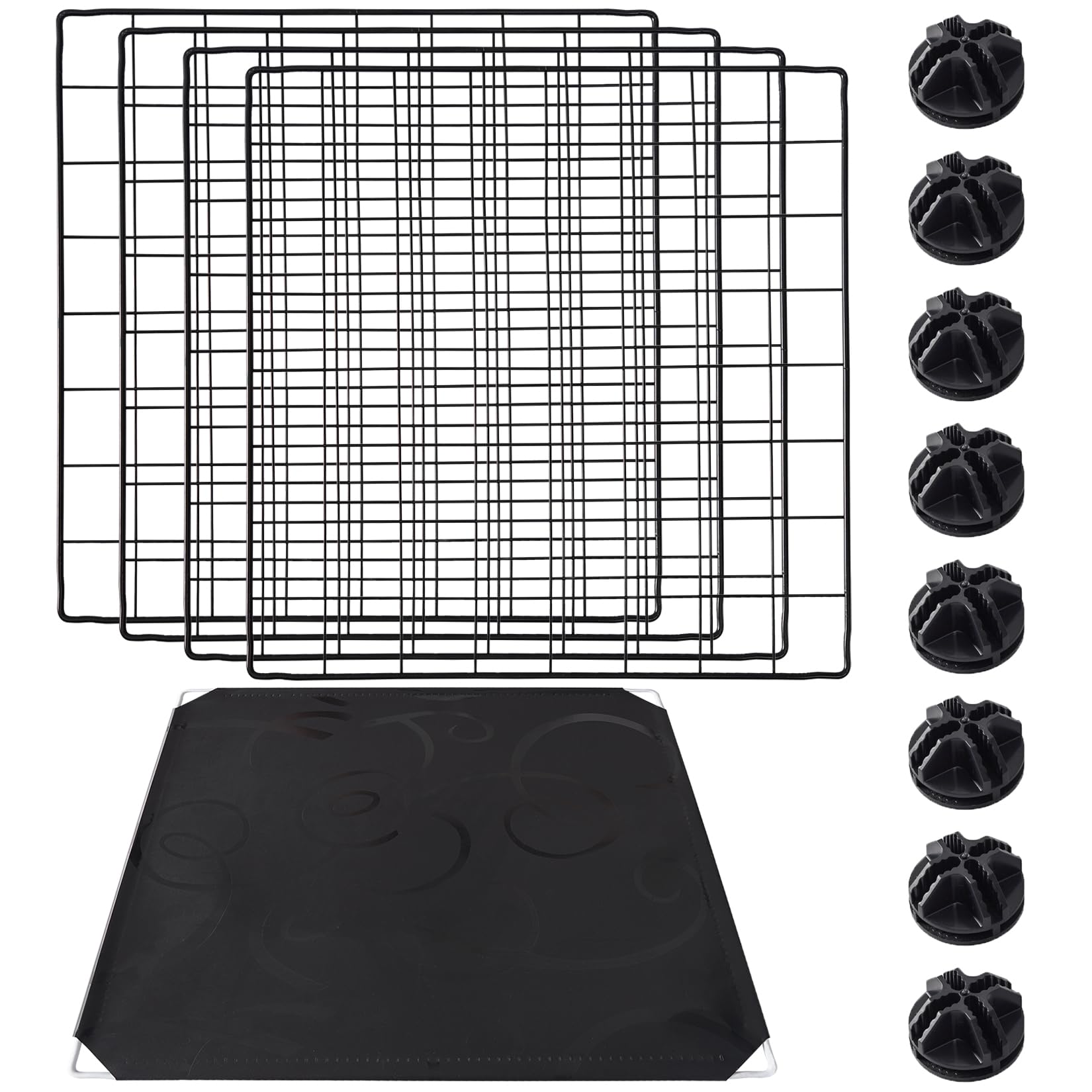 heise maolong peijian (BlacK-Iron mesh)