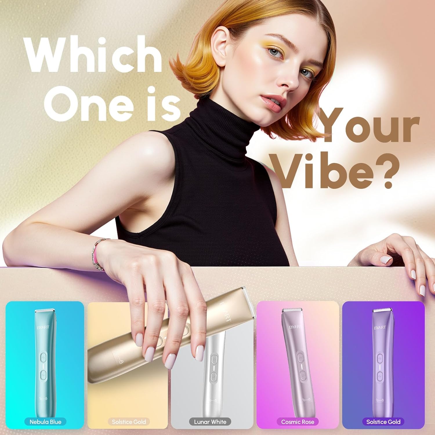 Pubic Hair Bikini Trimmer for Women – Electric Razors for Private Area & Sensitive Skin, Cordless Rechargeable Lady Shaver for Intimate Grooming – Smooth, No-Irritation, IPX7 Waterproof - Image 9