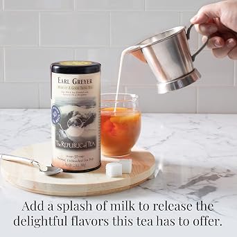 The Republic of Tea - Earl Greyer Black Tea Refill Pack, 250 Tea Bags, Naturally Caffeinated