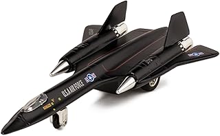 🛦 United States Air Force SR-71A Blackbird 8" Die Cast Metal Pull Back Action Model Jet Toy