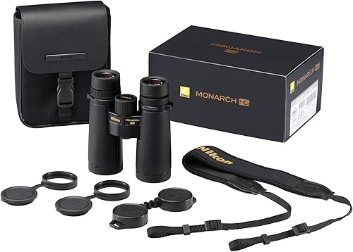 Vista 5 de Nikon Monarch HG 10X42 Binocular, negro (16028)