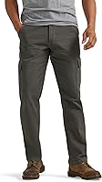 Wrangler Authentics Men's Logan Relaxed Fit Twill Cargo Pants - 100% Cotton, 6-Pocket Storage, All-Day Comfort
