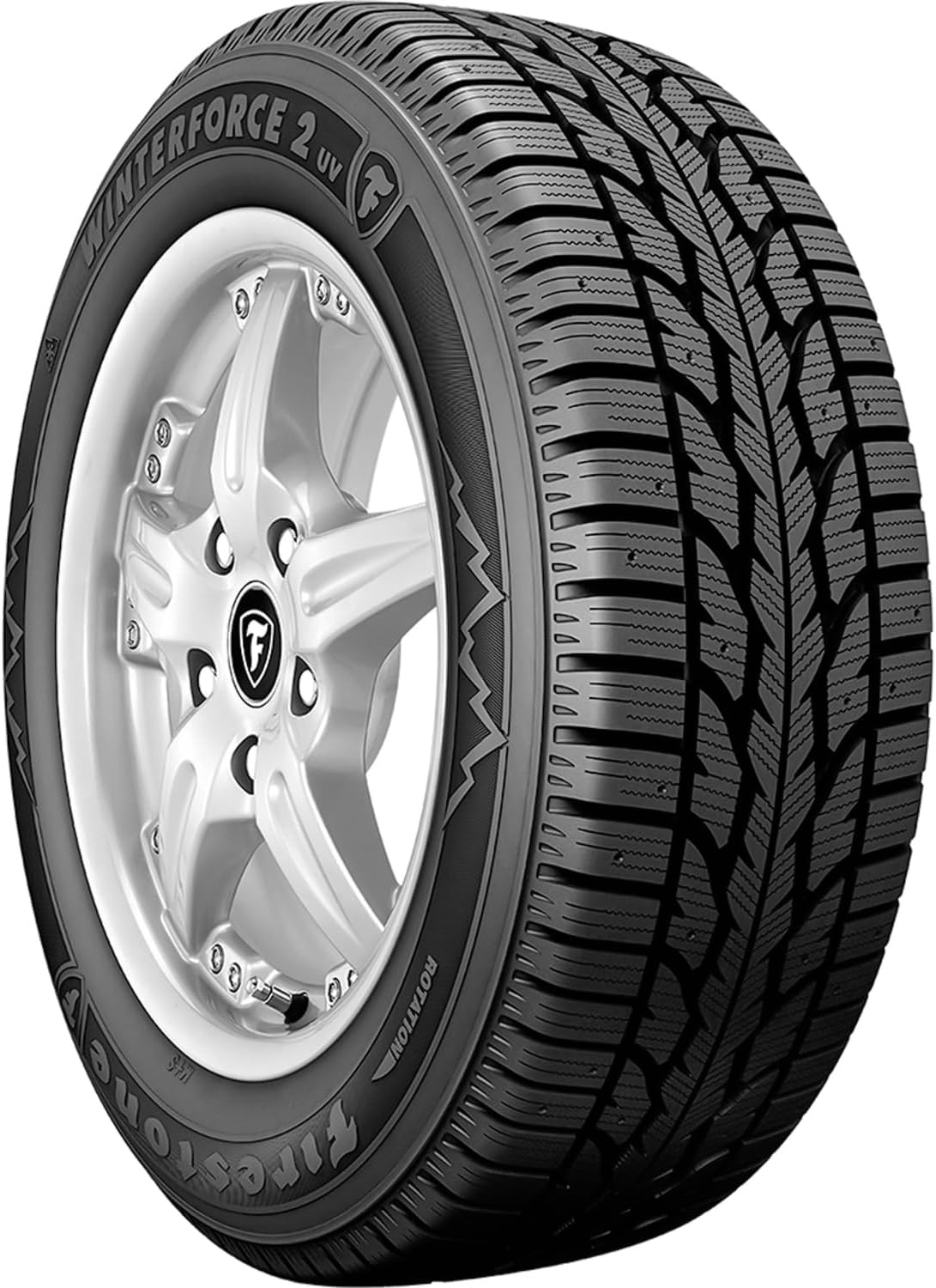 Firestone Winterforce 2 UV Studdable Winter/Snow Tire 255/70R17 112 S