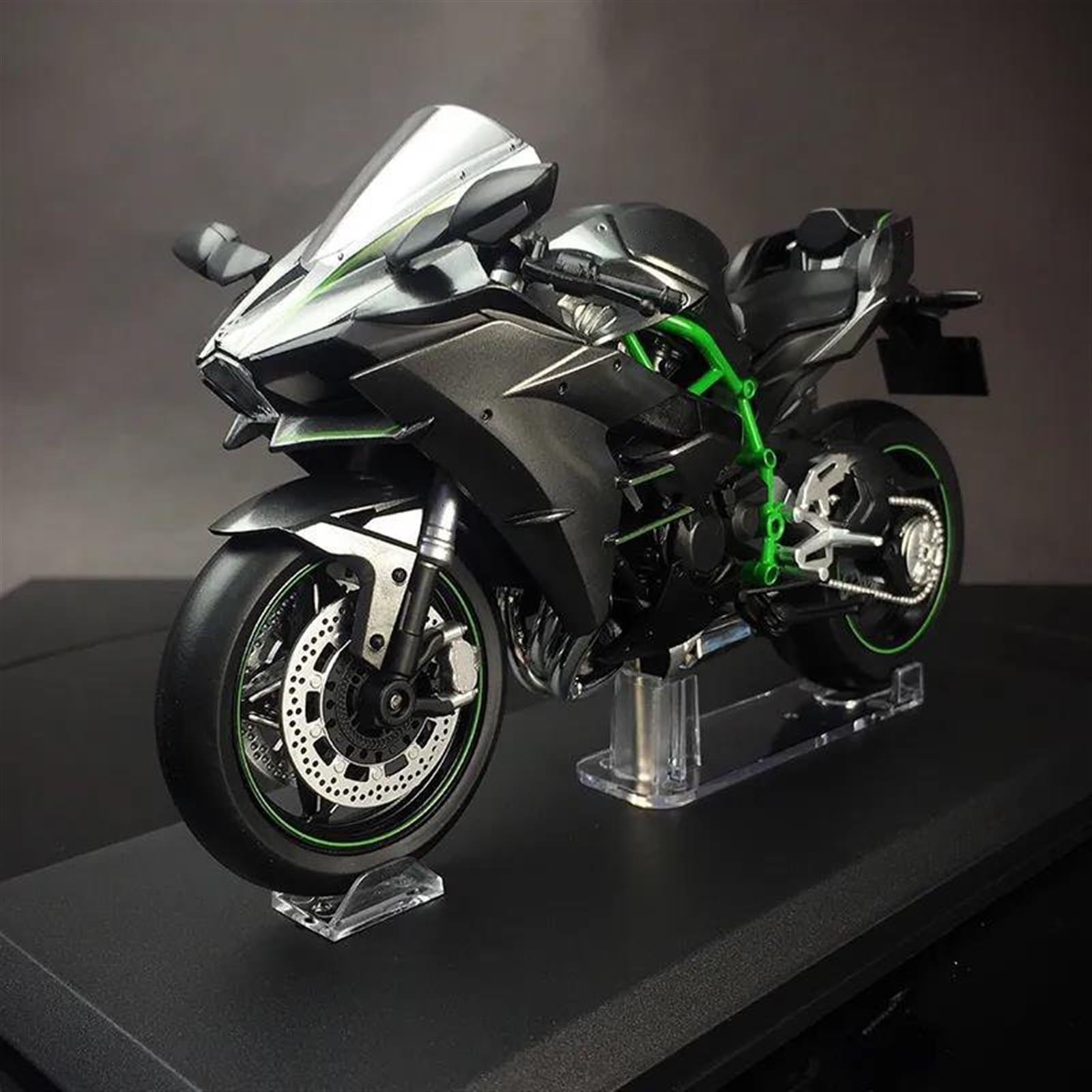 SEYXF Motorbike Toy 1:12 for Kawasaki H2 for Ninja Motorcycle Simulation Diecast Model Collection Gift