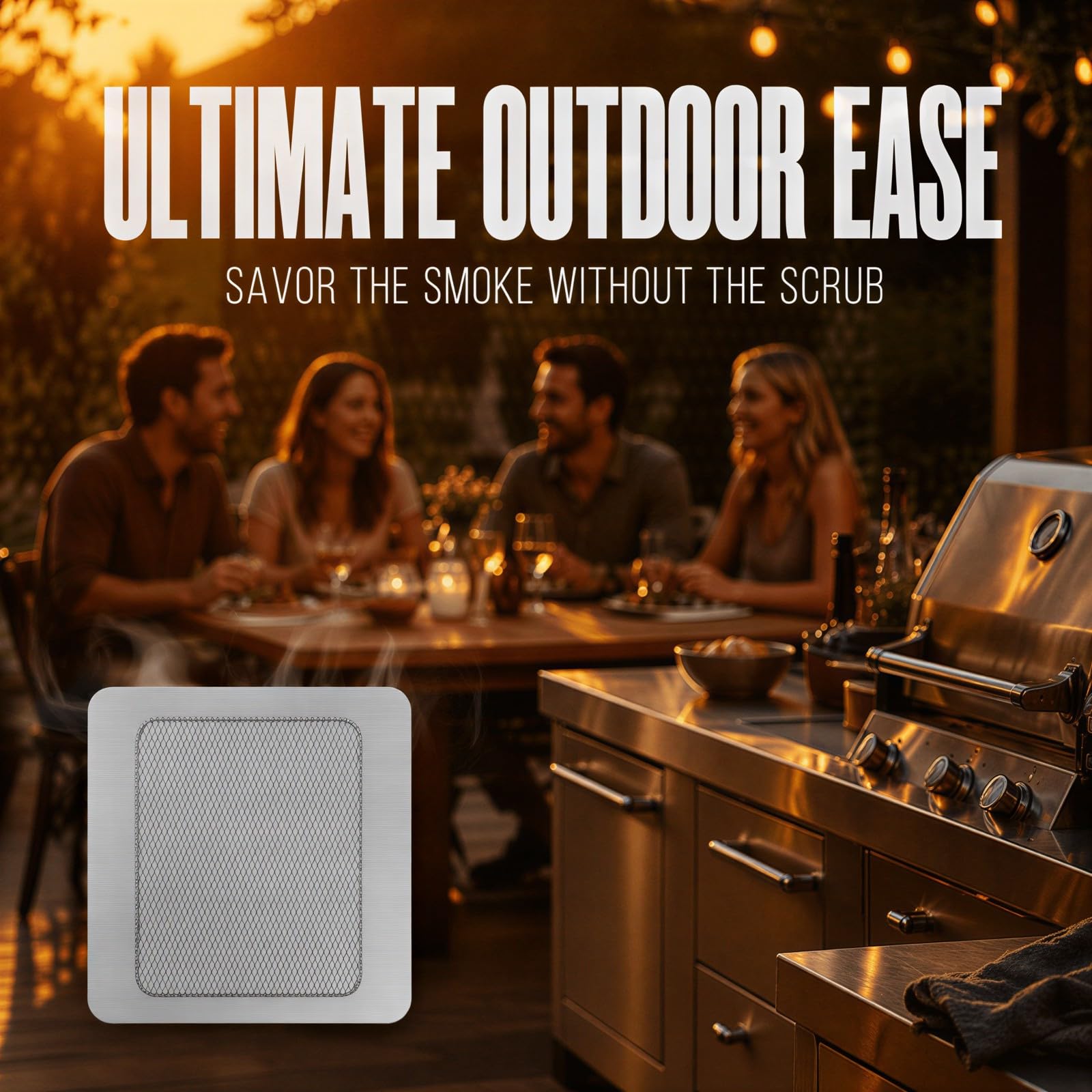 10 Stk. Grilltopper, Einweg-Antihaft-BBQ-Aluminiummatten für Outdoor-Grill, hitzebeständige Ofeneinlagen zum Backen, Braten und für Tailgating, 38,8 x 30,5 cm