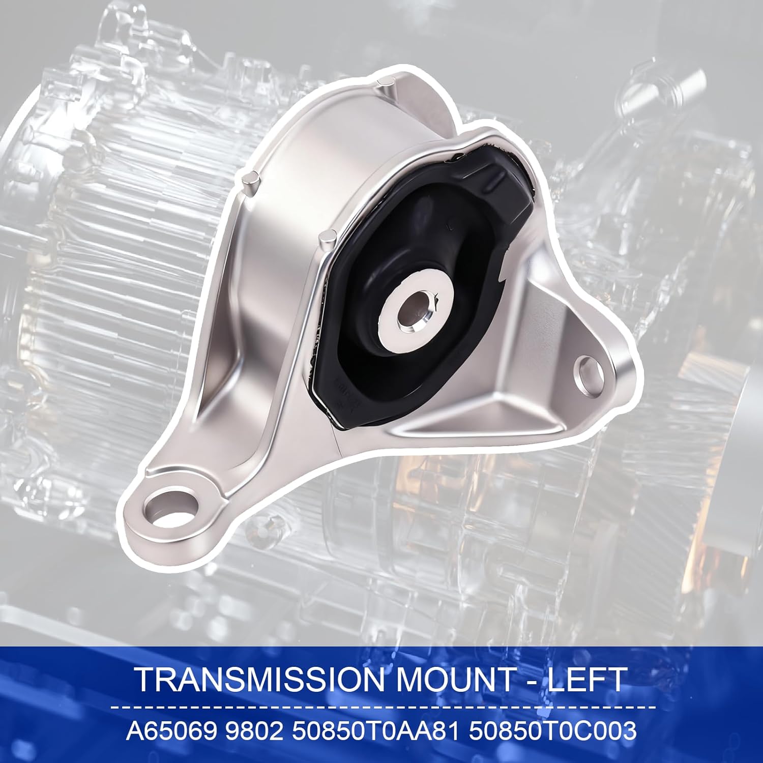 Engine Motor Mount Kit Compatible with 2012-2014 Honda CRV L4 2.4L Automatic Transmission Replacement for OE A65052 A65070 A65053 A65055 A65069 Set of 5 Torque Strut Mount & Transmission Mount