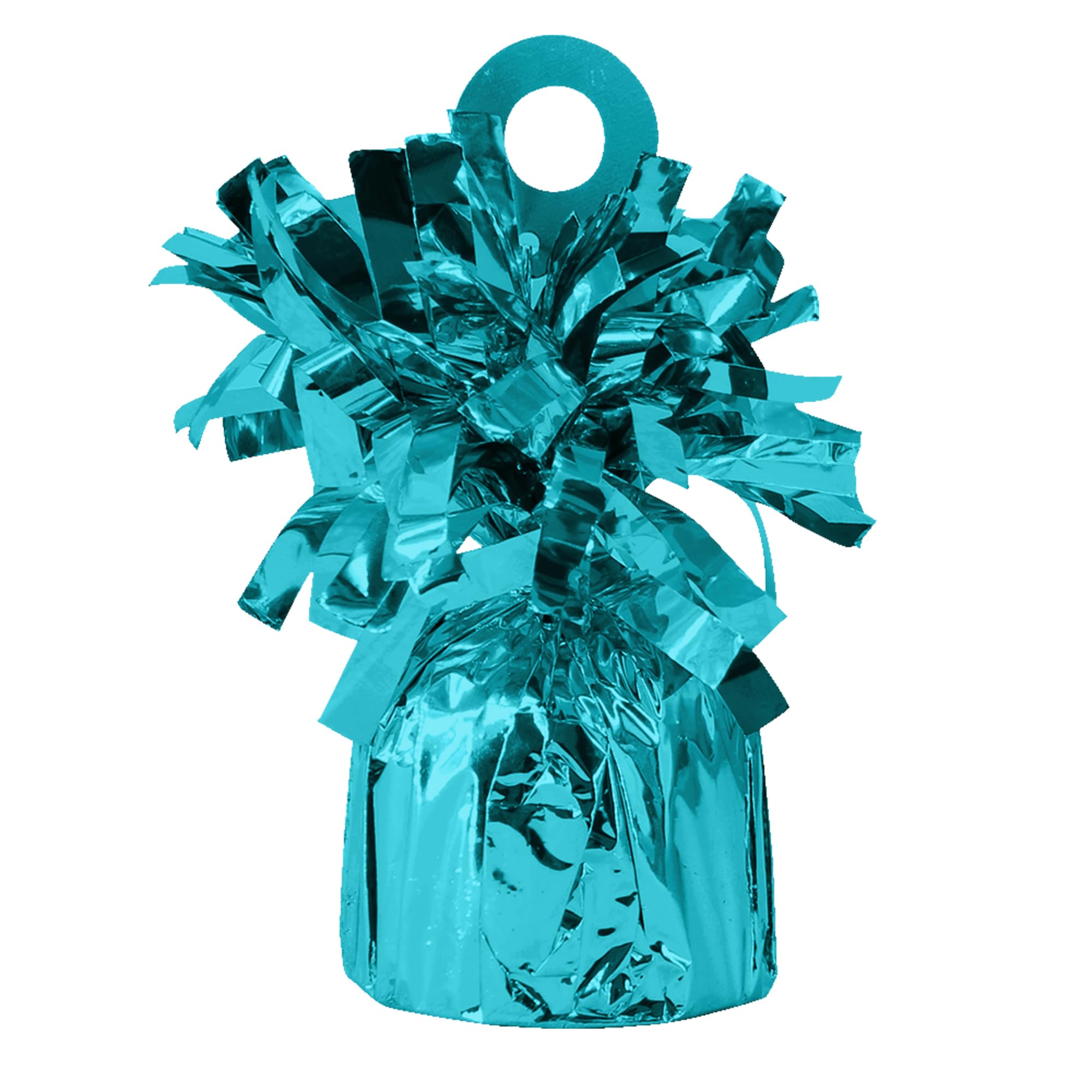 Time to Sparkle 18 Pack Heavy Balloon Weights Foil Helium Latex Balloon Weight Fountain Table Floor Tassle Cone 170g/pc Birthday Party Accessory (Teal Green) — image 1