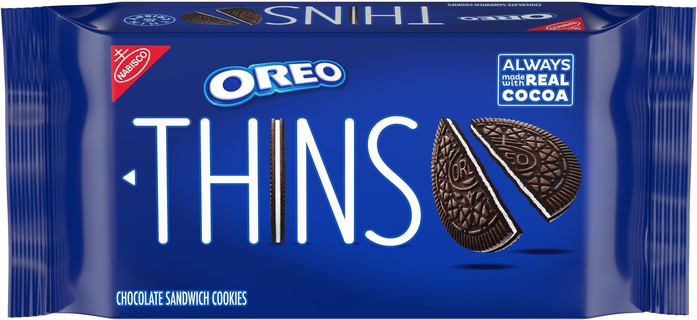 OREO Thins Chocolate Sandwich Cookies, 9.1oz