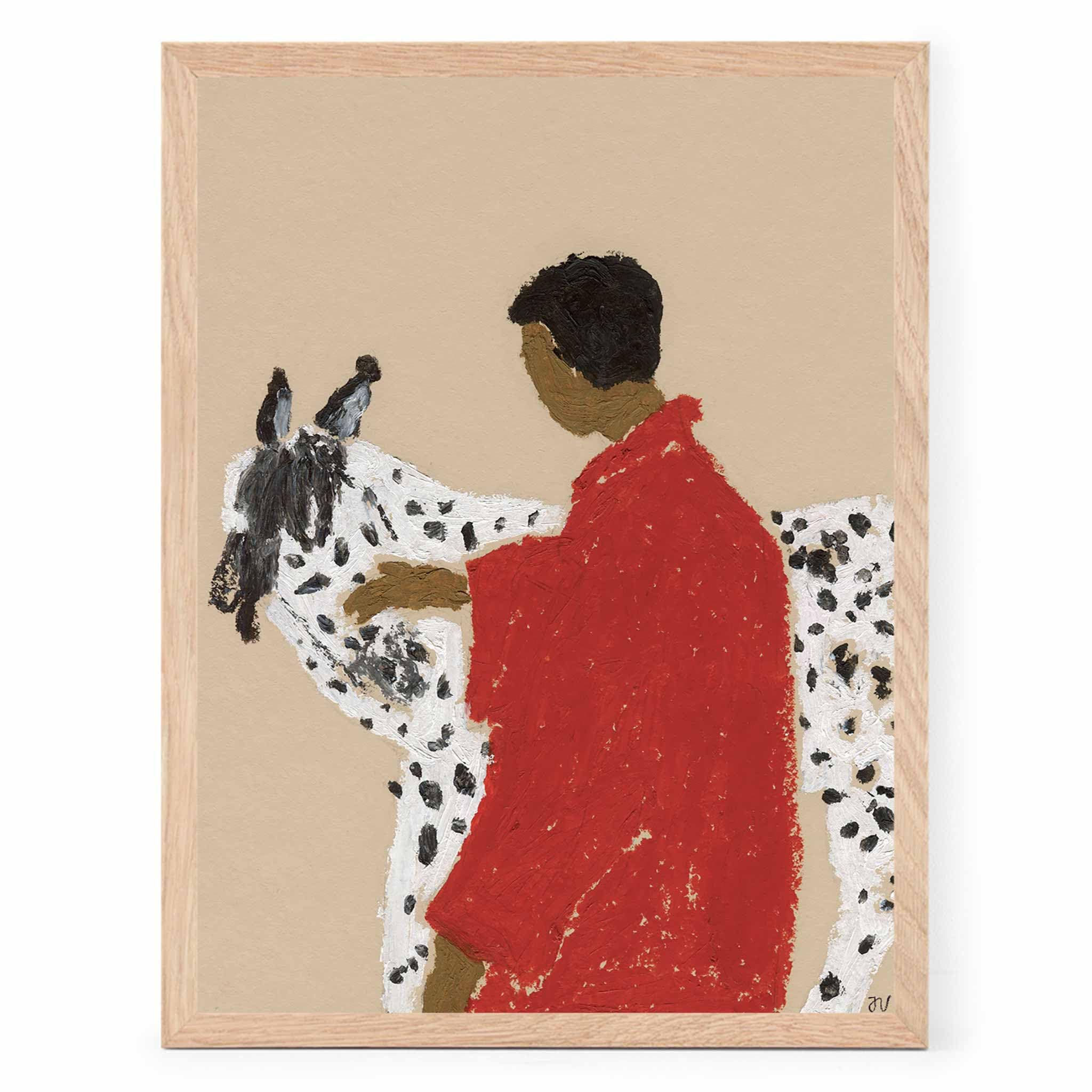 The Poster Club アートポスター 30×40cm Spotted Horse ポスタークラブ 北欧雑貨 デンマーク製