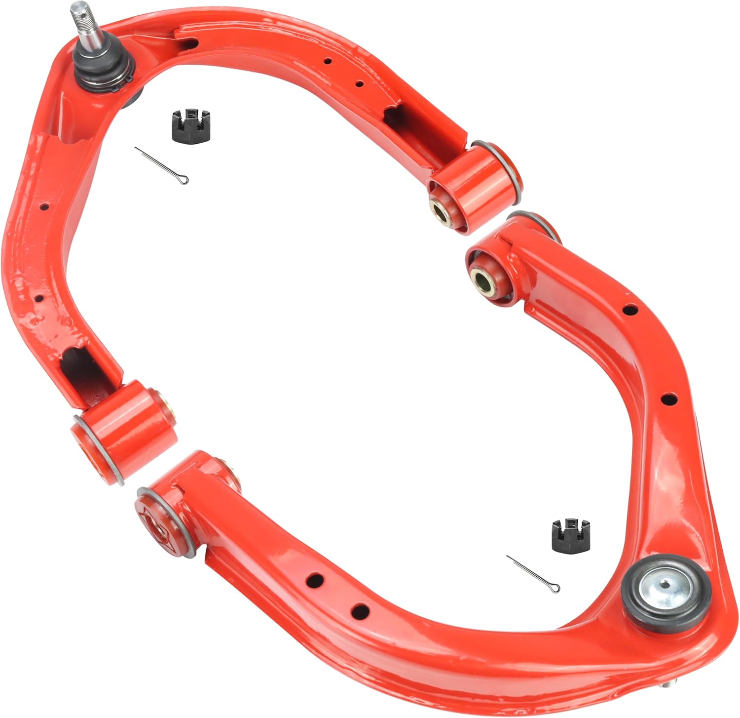 Front Upper Control Arms Pair w/Ball Joints for 2004-2015 Nissan Titan 2004-2015 Armada 2004-2010 Infiniti QX56 Suspension UCA Set
