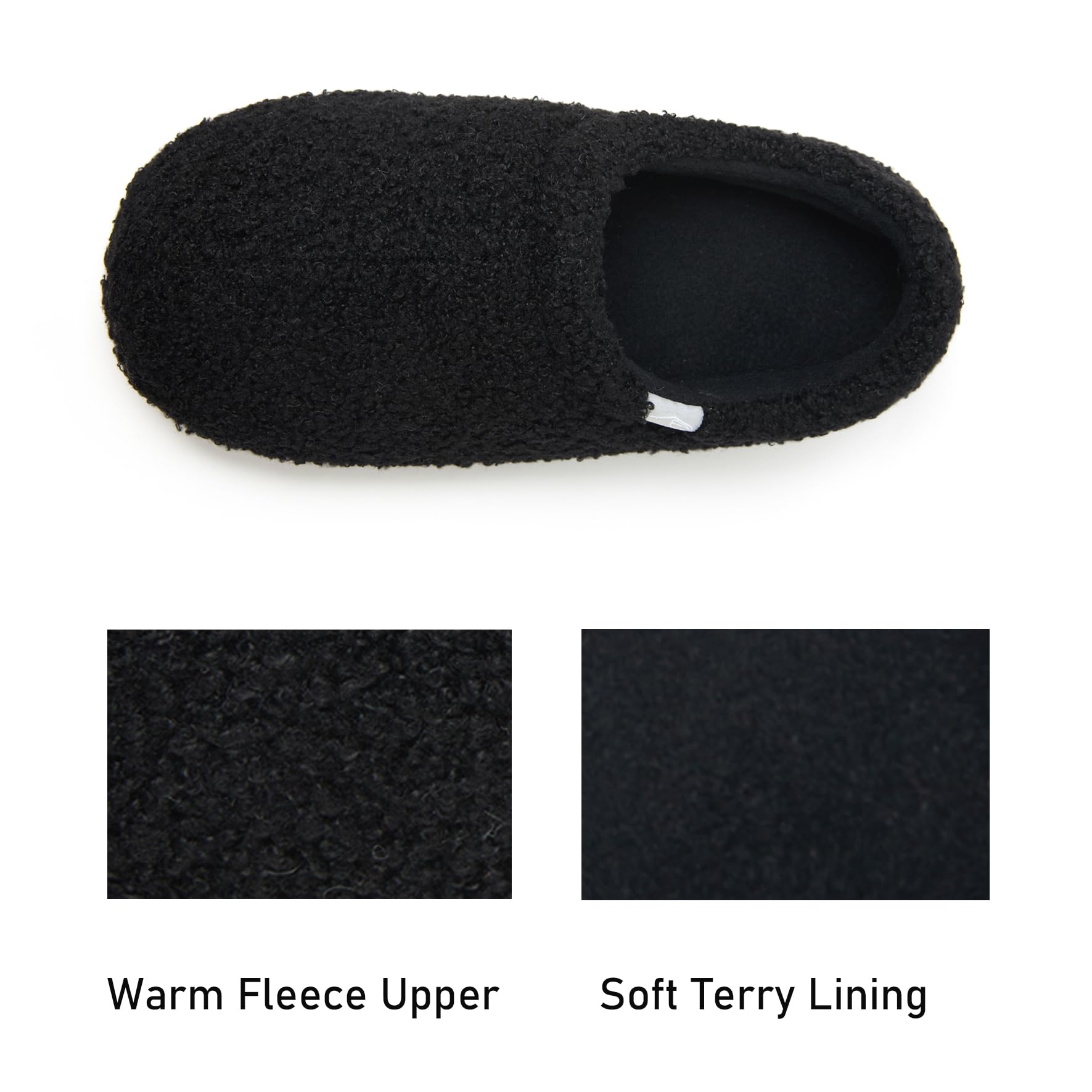 Pantofole Donna da Casa with Memory Foam Inverno Ciabatte Caldo Peluche Antiscivolo Leggero