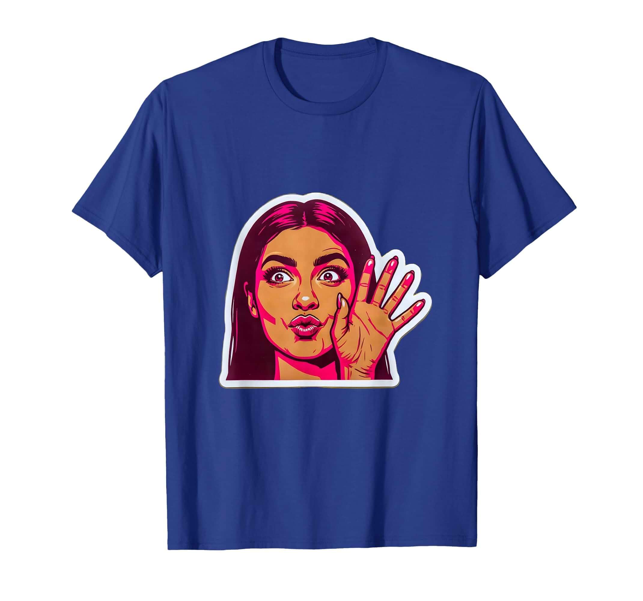 Men's Sarcastic Eye Roll Dramatic Gesture Graphic Tee T-Shirt Men