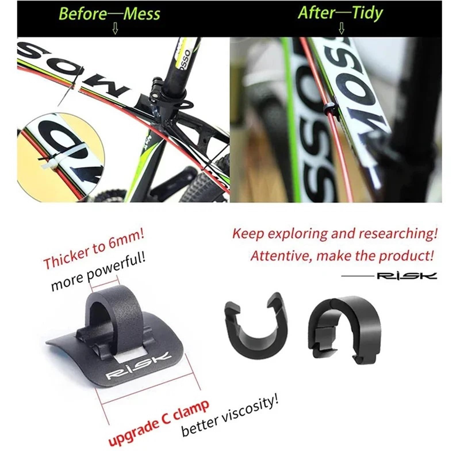 Zestaw linki sprzęgła motocykl 1~20 par kabel rowerowy Stick-on klamra prowadząca rowerowa przerzutka do hamulca obudowa zacisk do żyłki rowerowy adapter zaciskowy rury olejowej(10 pairs)