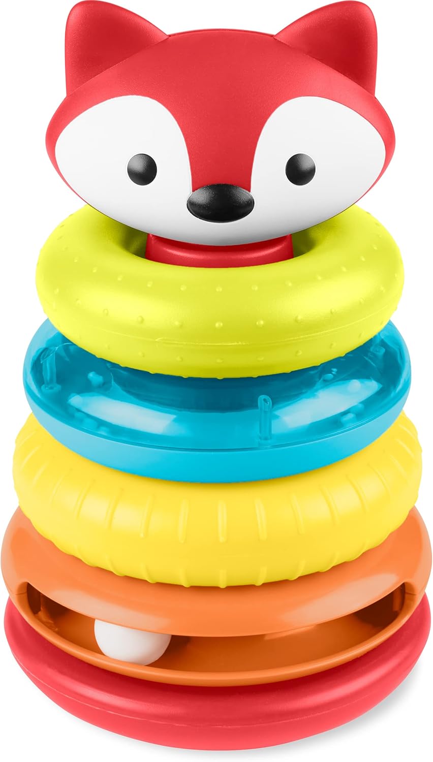 Skip Hop Baby Stacking & Nesting Toy, Explore & More Fox Stacking Toy