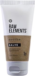 Raw Elements All Season Face + Body Skin Salve - Heal and Rejuvenate with Shea Butter, Hemp, and Chamomile in Bio-Resin Travel Size Body Lotion, 1.8 oz