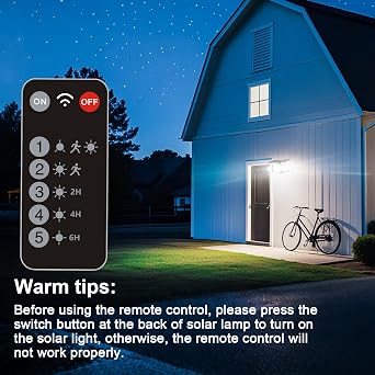 EMANER Solar Motion Lights Outdoor | 3000mAh Brightest Flood Light Dusk to Dawn, 20+hrs Runtime 270 Degree Wide Angle Solar Security Spot Lights 5 Modes for House Wall Mount Backyard Garden