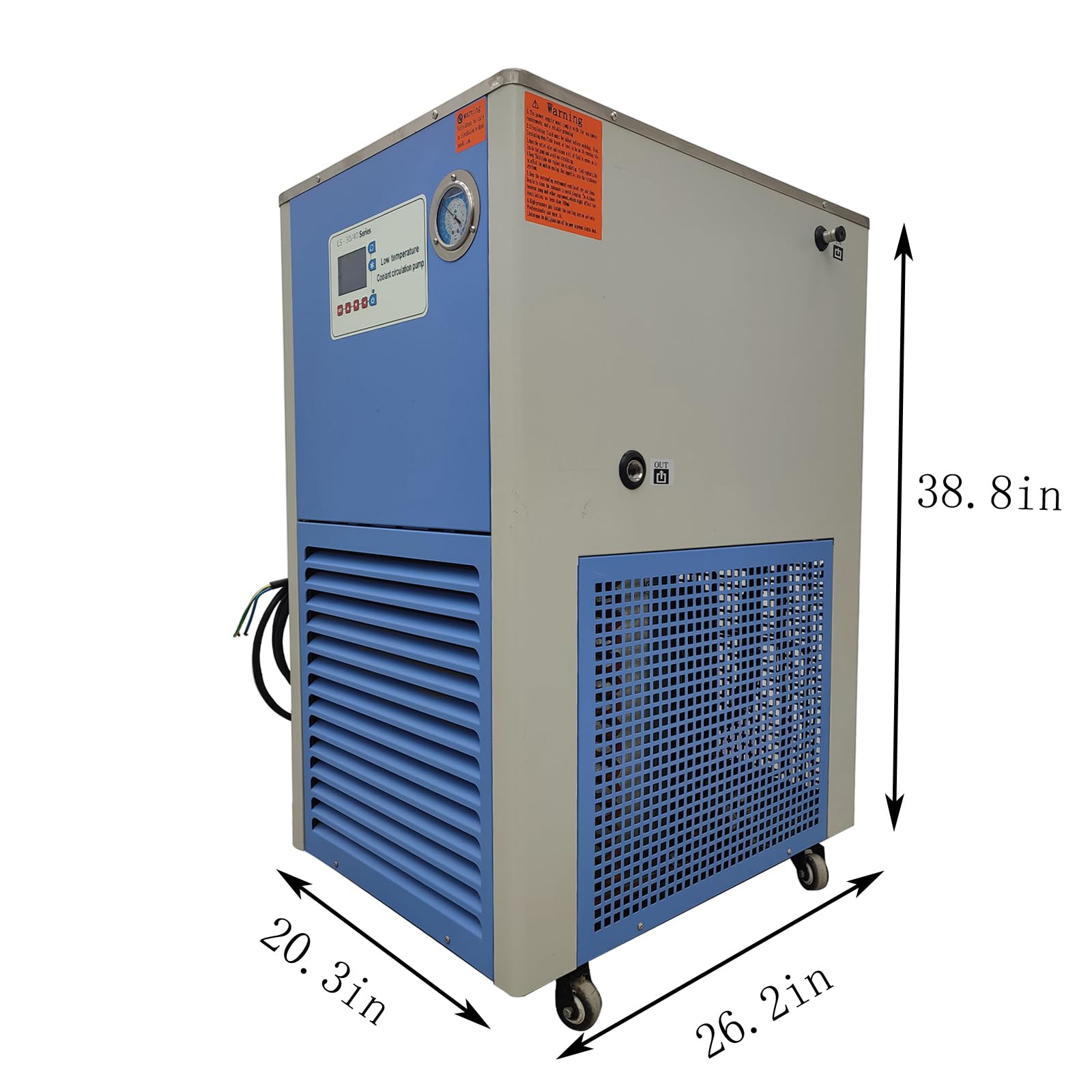 LGXEnzhuo 30L large Capacity, -40? Low-Temperature Cooling Liquid Circulating Pump, 304 Stainless Steel Cooler, 220V Water Recirculating Coolant Chiller, Cryogenic Circulation Pump