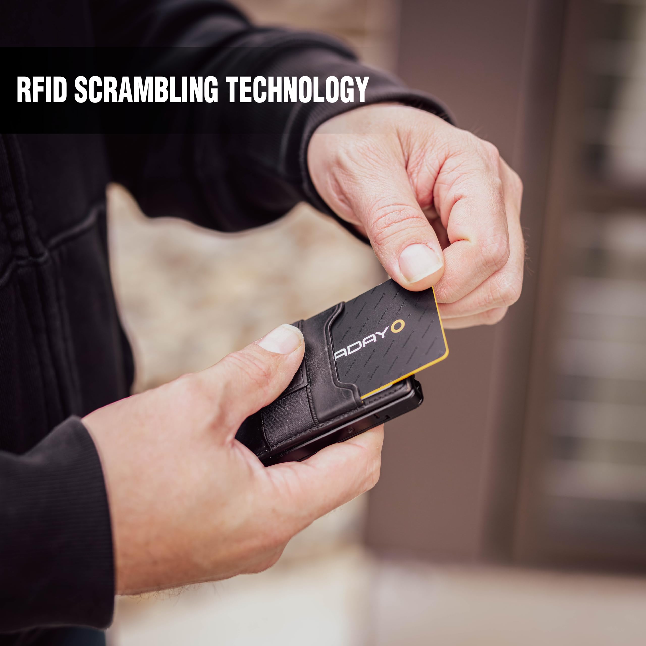 Faraday Card - RFID Scrambler | Premium Contactless Debit/Credit Card Scrambler | RFID Blocking | For Men & Women | Slim Design | Fits in Most Wallets and Purses