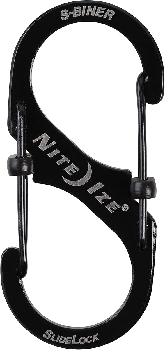 LSB3-01-R6 S-Biner SlideLock Dual Locking Carabiner, Size #3, Stainless