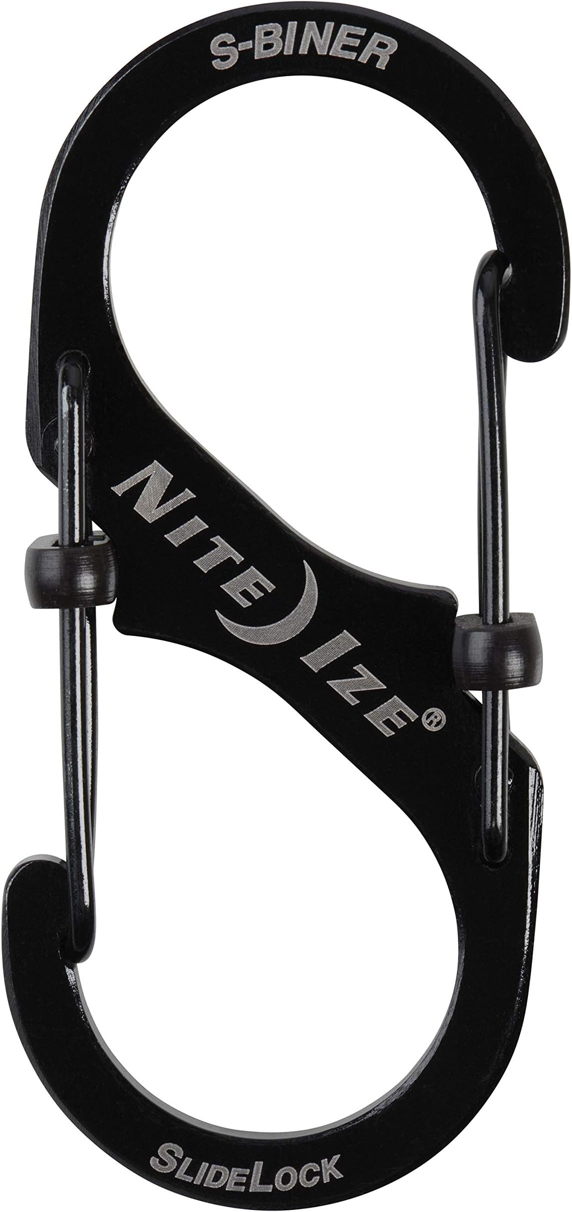 Nite Ize LSB3-01-R6 S-Biner SlideLock Dual Locking Carabiner, Size #3, Stainless