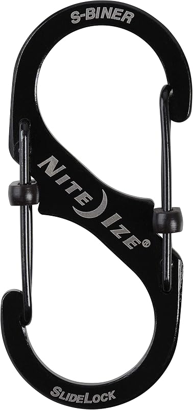 LSB3-01-R6 S-Biner SlideLock Dual Locking Carabiner, Size #3, Stainless