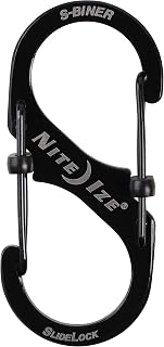 LSB3-01-R6 S-Biner SlideLock Dual Locking Carabiner, Size #3, Stainless
