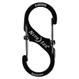 Nite Ize LSB3-01-R6 S-Biner SlideLock Dual Locking Carabiner, Size #3, Stainless Stainless Size #3 (1 Count)