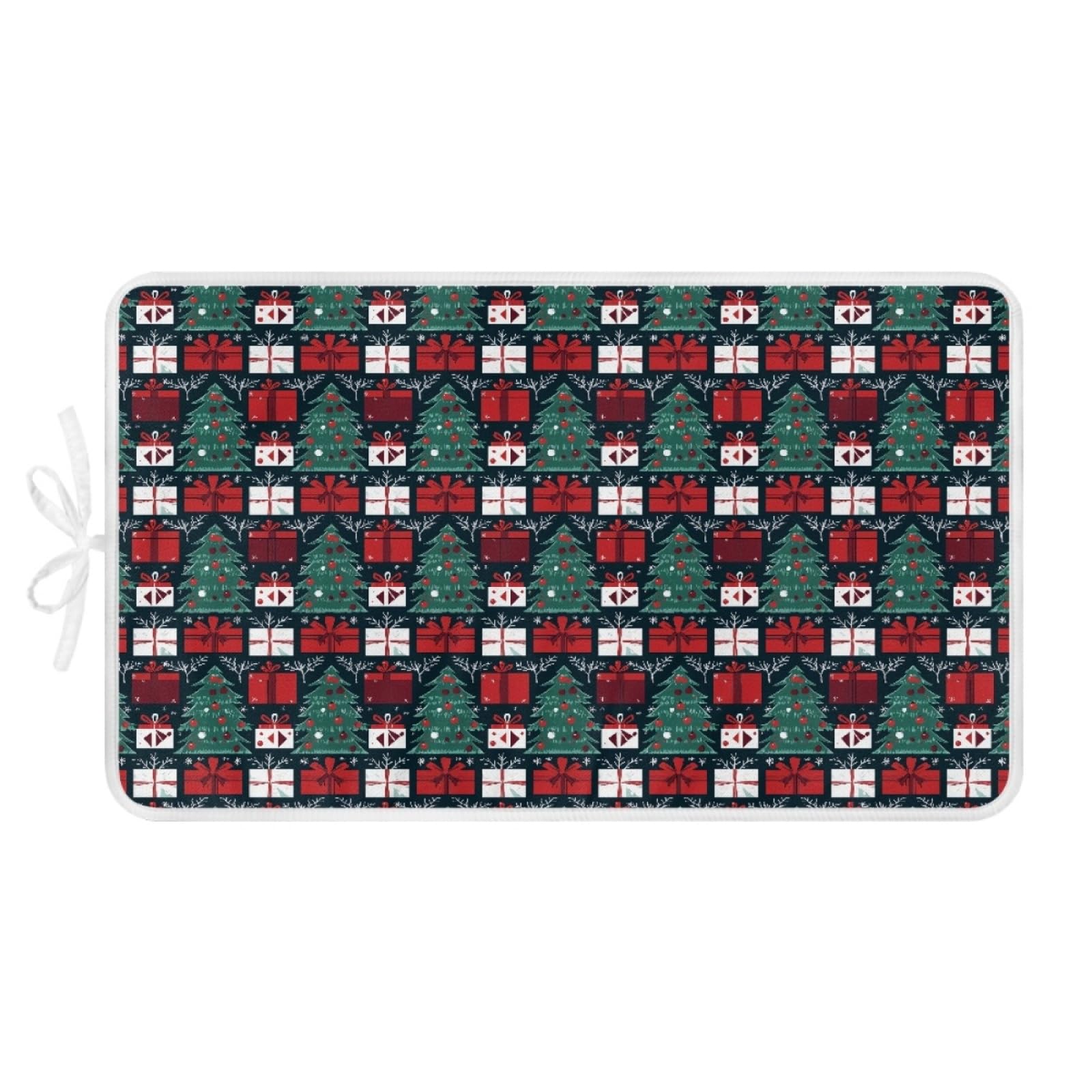 Bügelmatte Grüner Baum Bügeleinlage Faltbares Hitzebeständig Waschbar Bügelauflage für Tisch und andere Oberflächen Bügelbrett Unterlage rutschfeste Bügeldecke 80x50cm (2 Stück)