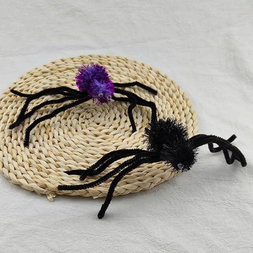Miniatura 7 de 2 pinzas para el pelo de Halloween de 9 pulgadas, grandes de araña, pinzas de cocodrilo, accesorios para el pelo de araña, accesorios para el