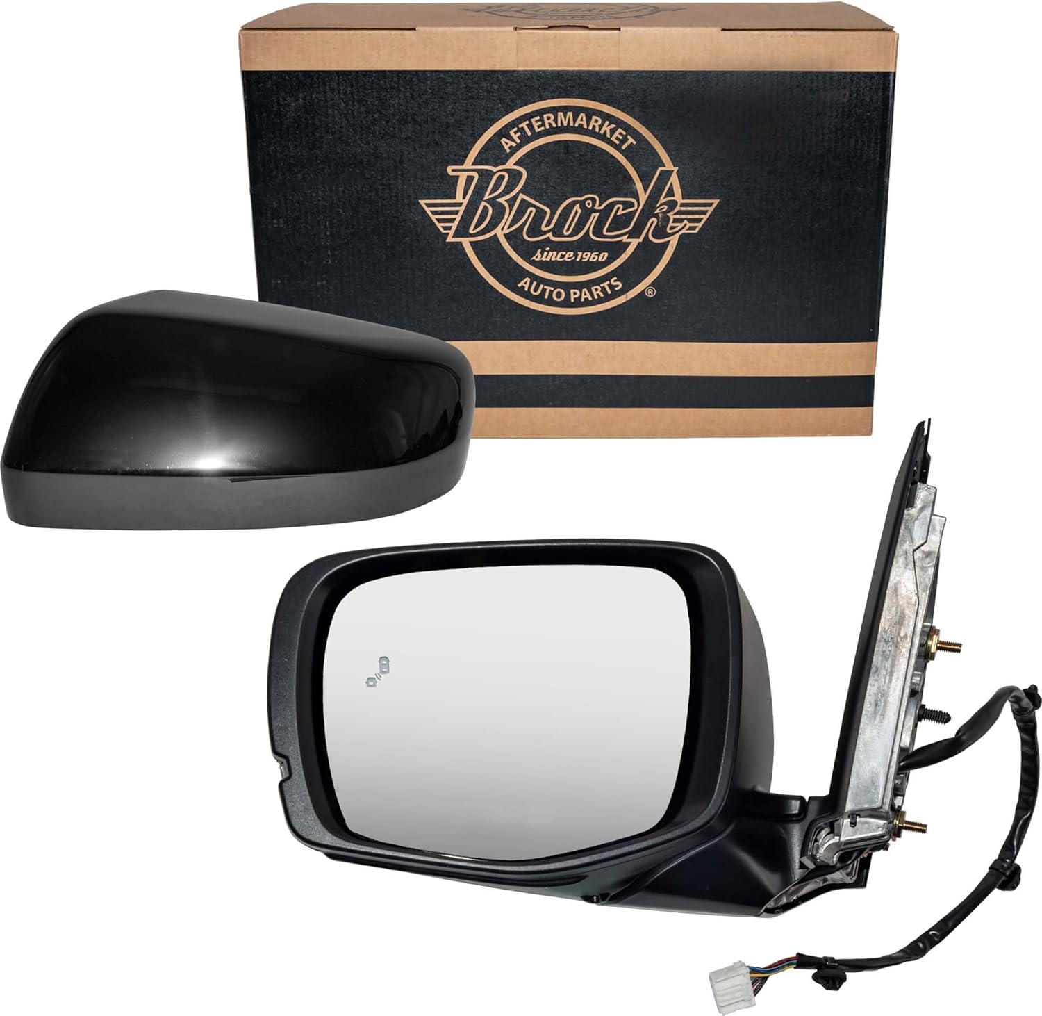 Power Mirror for 2023-2025 Pilot Blind Spot Detection Turn Signal Indicator Memory Heated 76258T90A21 Left HO1320365