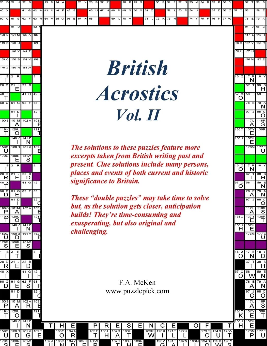 British Acrostics Vol. II