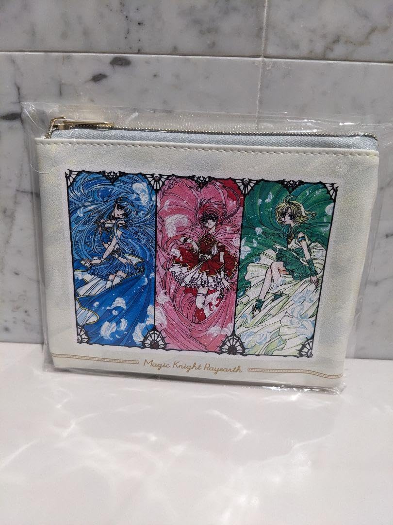 CLAMP展 魔法騎士レイアース 合皮フラットポーチ A 新装版『魔法騎士
