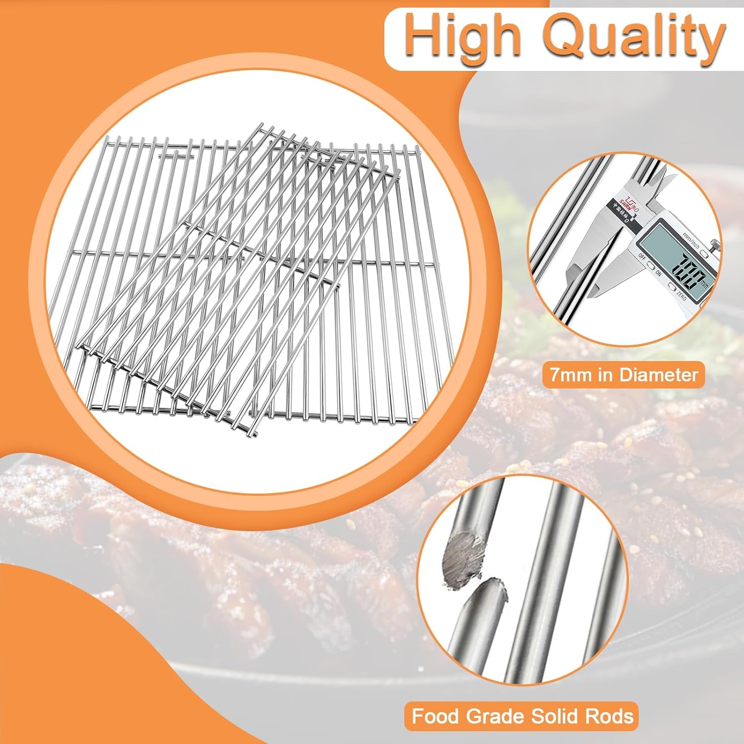 Replacement Parts for KitchenAid Grill Parts 720-0954 720-0954A 720-0954CO 720-0954L 720-0733 720-0733A 720-0733D 730-0733 730-0733A 740-0733 740-0733A 740-0733D, Nexgrill 720-0733, Stainless Steel