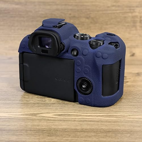 Miniatura 8 de MUZIRI KINOKOO EOS R6R6 II - Funda protectora compatible con cámara Canon EOS R6EOS R6 IIEOS R6 Mark II, funda de silicona suave para cámara, color