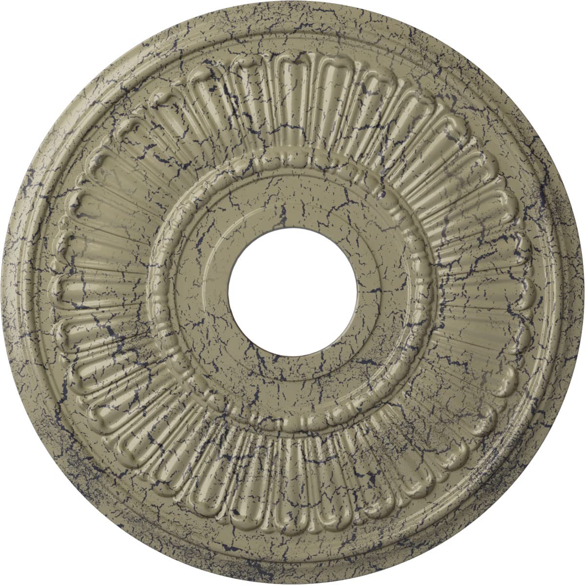 Médaillon plafond cuivre antique Cm16mlacs Melonie décor de style ancien