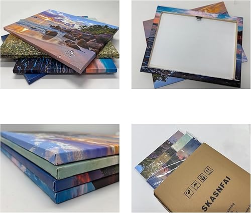 Miniatura 5 de SKASNFAI Póster retro de la bandera de Estados Unidos, arte de pared para la oficina en casa, imagen positiva, Día de la Independencia, Día de los