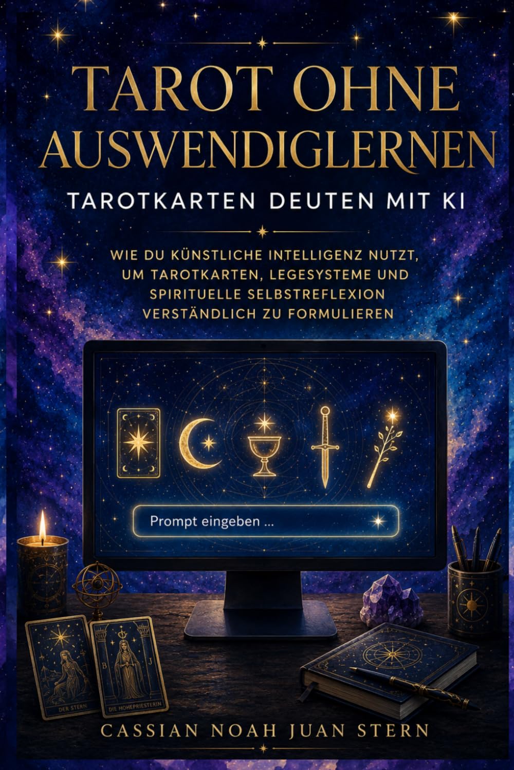 Tarot ohne Auswendiglernen Tarotkarten deuten mit KI: Wie du künstliche Intelligenz nutzt, um Tarotkarten, Legesysteme und spirituelle Selbstreflexion ... zu formulieren (KI für moderne Esoteriker)