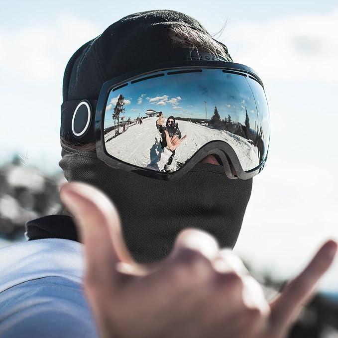 Balaclava unisex para moto y snowboard miniatura 3