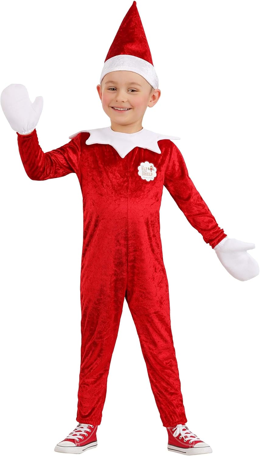 Boy's Deluxe Elf on the Shelf Toddler Costume | Toddler Christmas Costumes