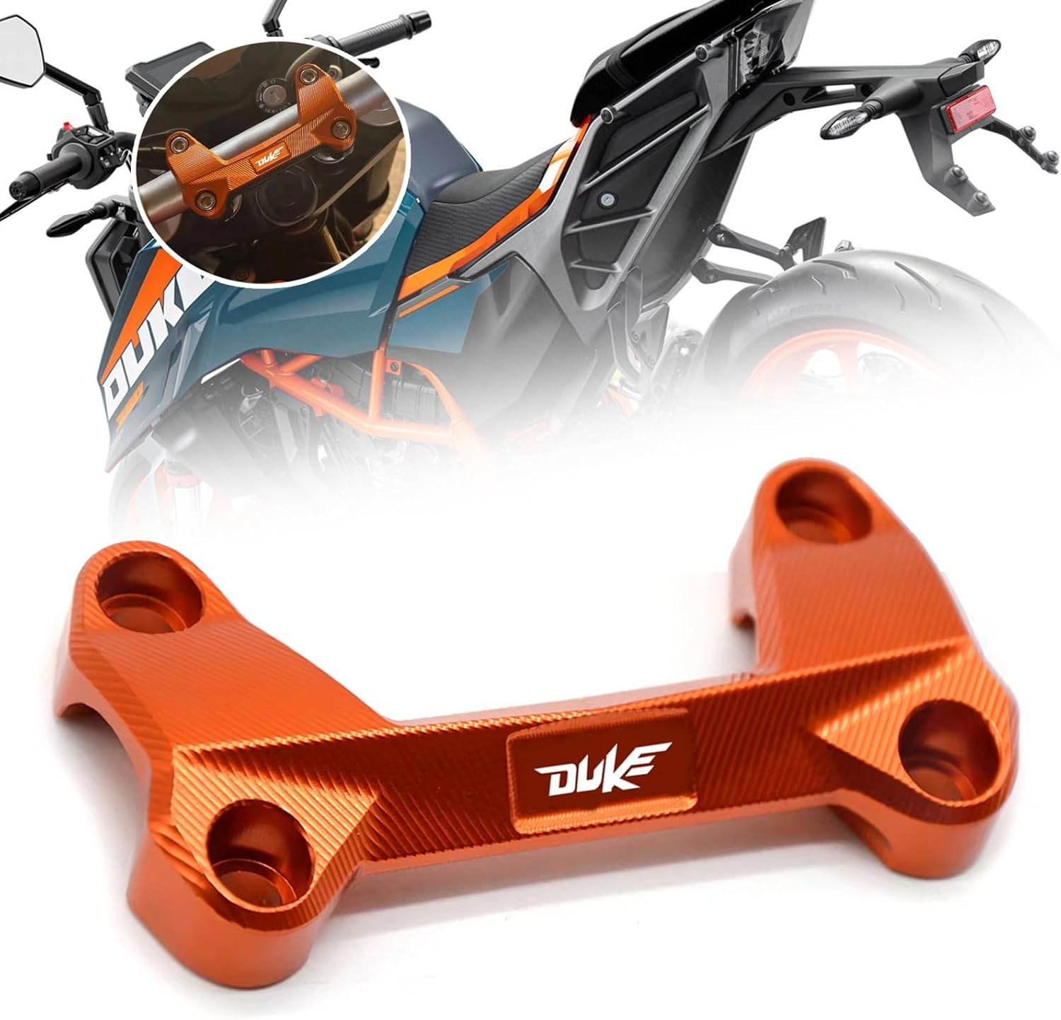 FOR DUKE 125 200 250 390 DUKE 2024 Motorcycle Handlebar Riser Top Cap Clamp Top Clamp Kit Mounting Clip Adapter Dirt Bike Racing duke 125 200 250 390 2006-2024 Motorcycle Accessories