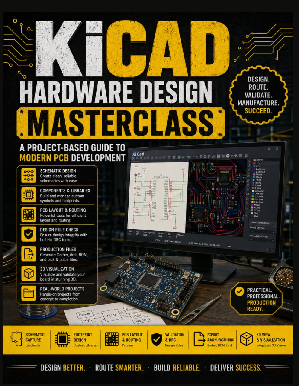 KiCad Hardware Design Masterclass : A Project-Based Guide to Modern PCB Development