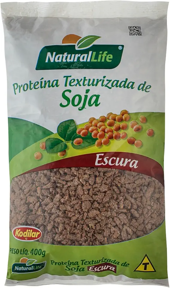 Proteína Texturizada de Soja Média Escura - Natural Life - 400g