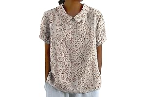 Oversized Tshirts for Women - Floral Print Summer Tops