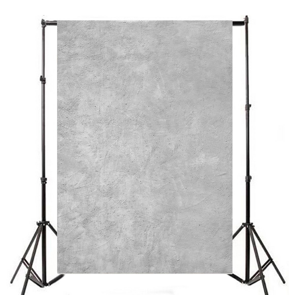 YongFoto Fotohintergrund 2,1x1,5 M – Abstrakt Beton-Optik, Schwarz-grau, Aus Vinyl