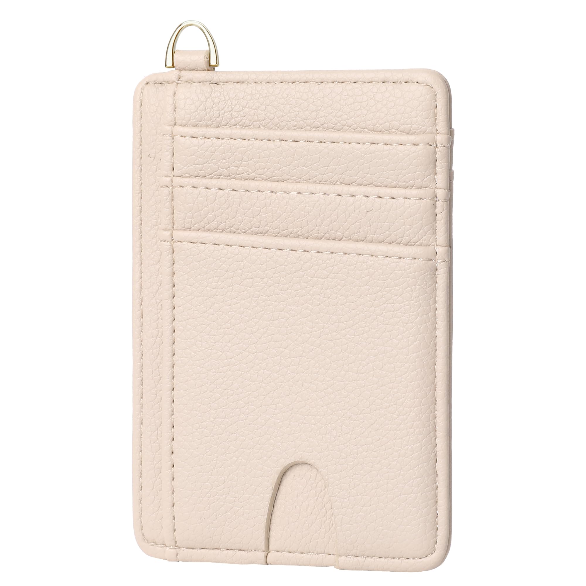 GEEAD Slim Minimalist Front Pocket RFID Blocking Card Holder Wallets for Men Women