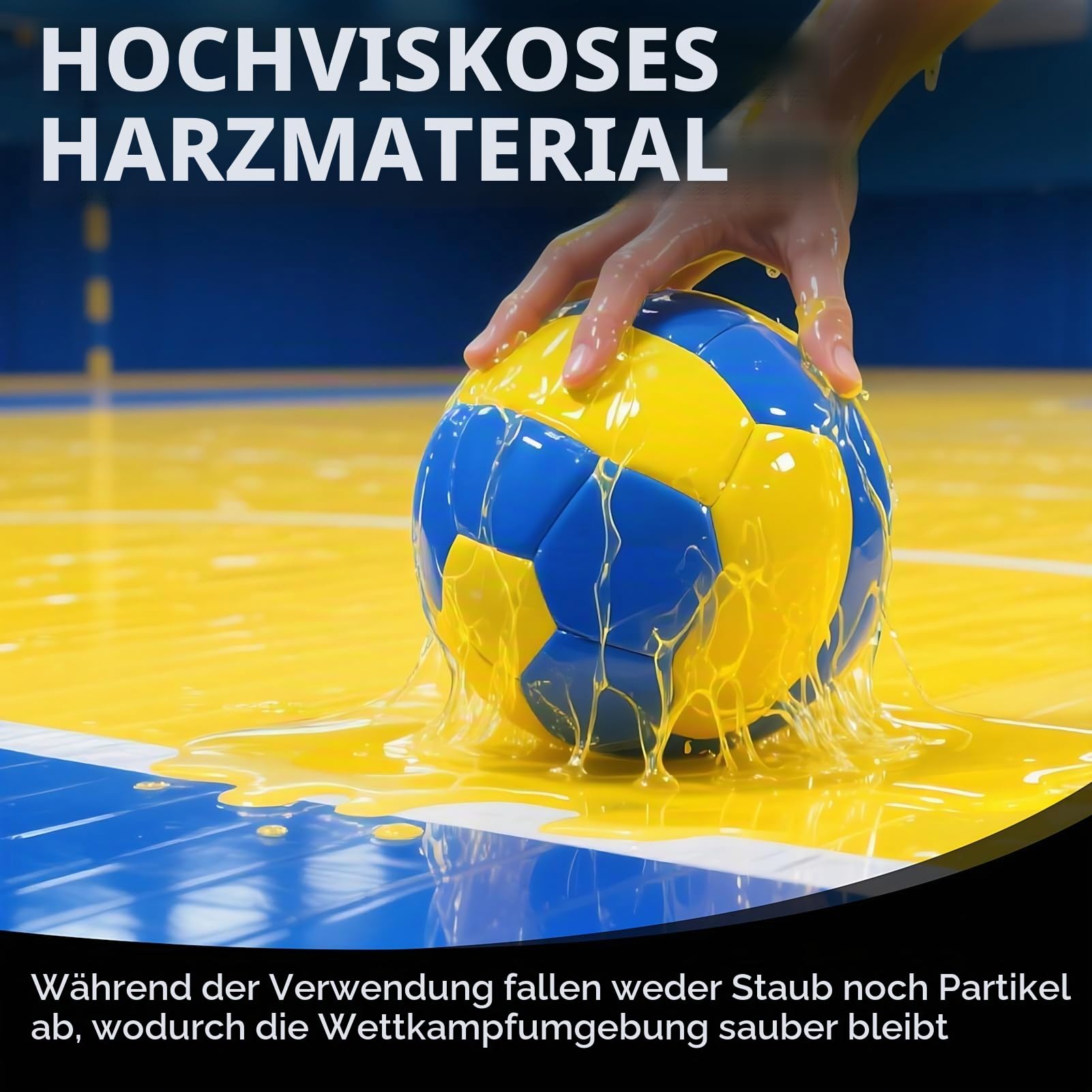 Harz Handball, Handball Zubehör, Handballharz, Ball Wax, Starke Haftung, Erzielen Sie Optimale Ballkontrolle, Einfache Anwendung und Reinigung, Verbesserter Grip, 250 ml